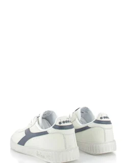 New diadora Sneakers mixte game l low cuir blanc/bleu