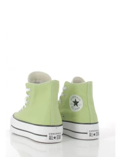 Discount converse Sneakers montantes compensées femme ctas lift hi vitality green/white/black