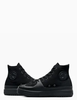 converse Sneakers Montantes Femme Ctas Construct Hi Black/Black/Black