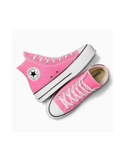 New converse Sneakers Montantes Femme Ctas Lift Hi Toile Rose
