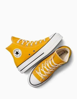 Hot converse Sneakers Montantes Femme Ctas Lift Hi Toile Jaune