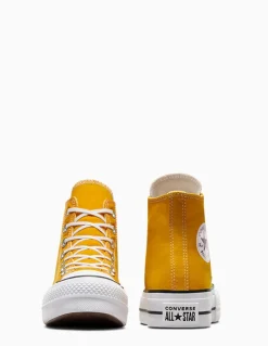 Hot converse Sneakers Montantes Femme Ctas Lift Hi Toile Jaune
