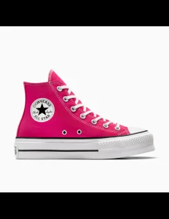 converse Sneakers Montantes Femme ctas lift hi Rose