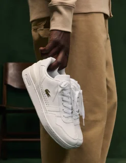 Clearance lacoste Sneakers T-Clip Set 224 2 SMA homme blanc