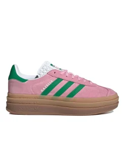 Outlet adidas Sneakers Tendance Femme Gazelle Bold Rose / Verte