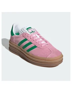 Outlet adidas Sneakers Tendance Femme Gazelle Bold Rose / Verte
