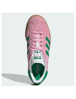 Outlet adidas Sneakers Tendance Femme Gazelle Bold Rose / Verte