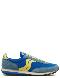 saucony Sneakers Trainer 80 running vintage homme bleu et jaune