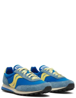saucony Sneakers Trainer 80 running vintage homme bleu et jaune