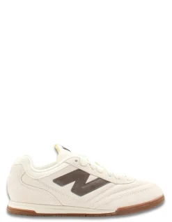 New new balance Sneakers urd42 femme en cuir beige et marron