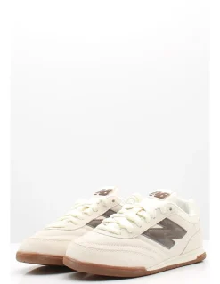 New new balance Sneakers urd42 femme en cuir beige et marron