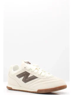 New new balance Sneakers urd42 femme en cuir beige et marron