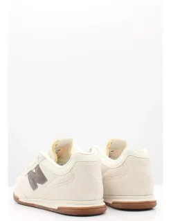 New new balance Sneakers urd42 femme en cuir beige et marron