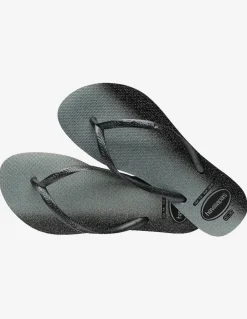 Hot havaianas Tongs Femme Slim Gloss Black