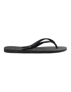 Sale havaianas Tongs Femme Slim Logo Metallic Noir