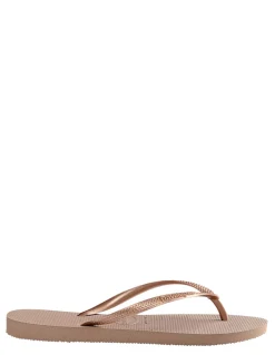 havaianas Tongs Femme Slim Rose Dorée