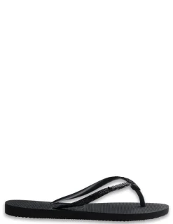 Sale havaianas tongs femme slim sparkle II noir