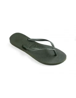 Sale havaianas Tongs Femme Slim Vert Olive