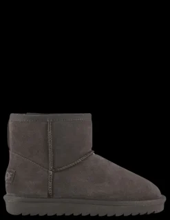 Outlet colors of california winter boot in suede brown femme